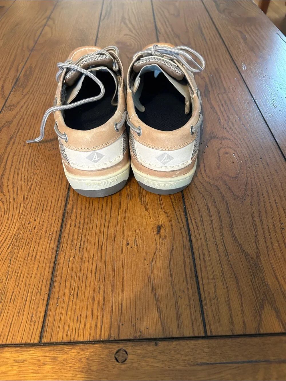 Sperry Men’s Tan Leather Boat Shoes